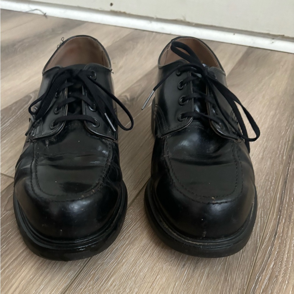 Red Wing Vintage Leather Black Lace Up Oxford Shoes Size 7 EE